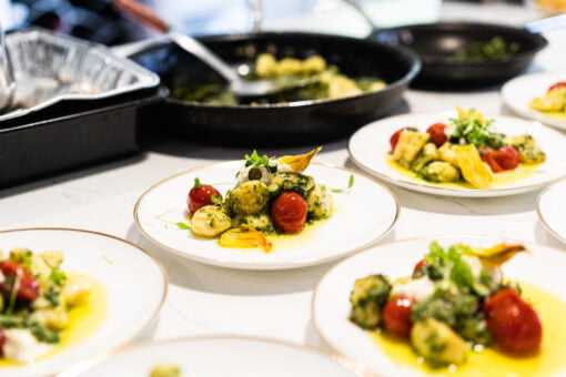 Deluxe Pasta Feast with Sides and Salads